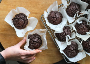 Beet quinoa muffins